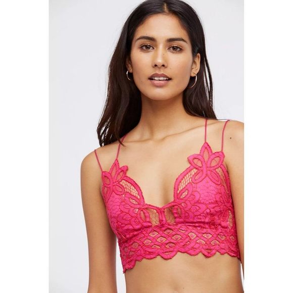 Free People Other - NEW Free People FP One Adella Bralette in Pink Size M
